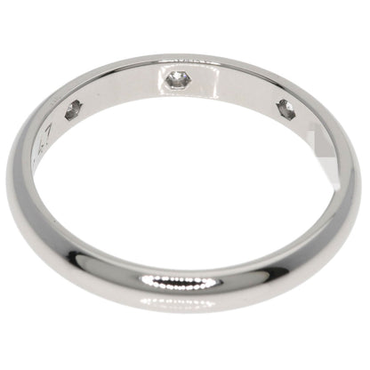 CARTIER Wedding 3P Diamond #47 Ring Platinum PT950 Ladies [Used]