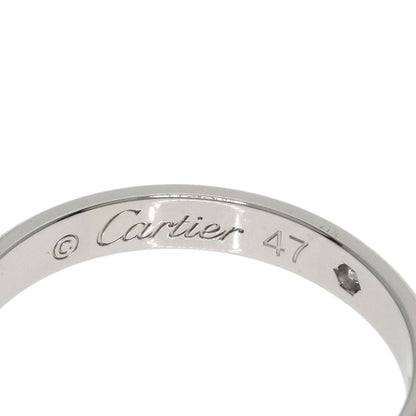 CARTIER Wedding 3P Diamond #47 Ring Platinum PT950 Ladies [Used]