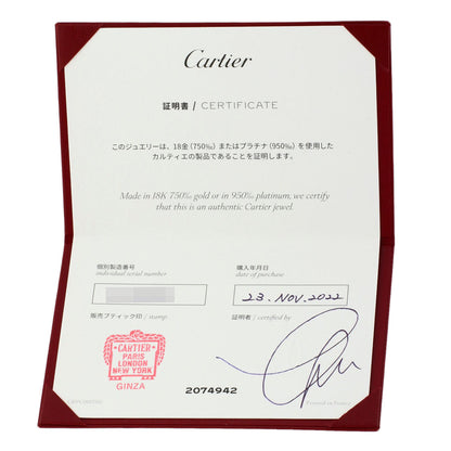 CARTIER Wedding 3P Diamond #47 Ring Platinum PT950 Ladies [Used]