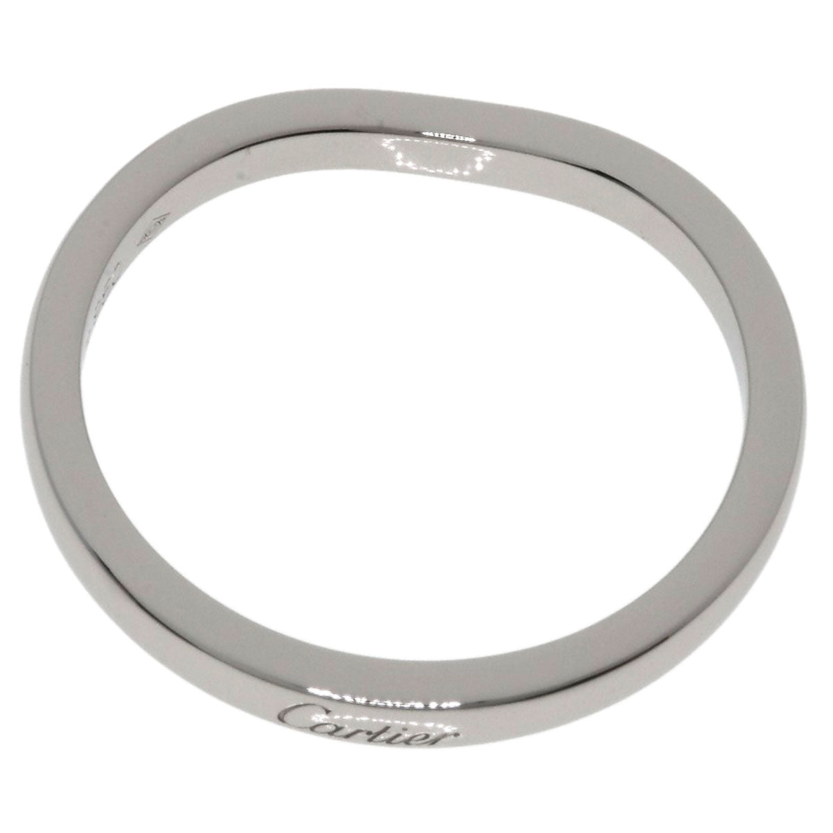 CARTIER Ballerina Curves #51 Ring Platinum PT950 Ladies [Used]