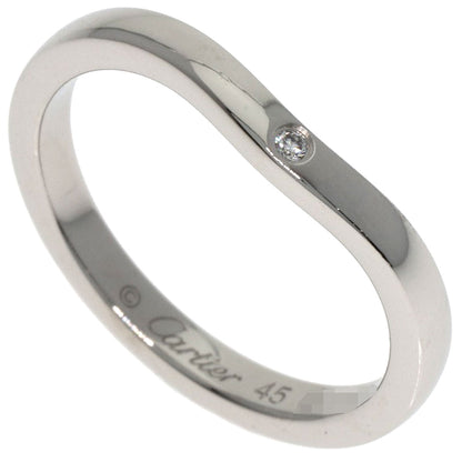 CARTIER Ballerina Wedding 3P Diamond #45 Ring Platinum PT950 Ladies [Used]