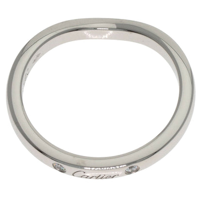 CARTIER Ballerina Wedding 3P Diamond #45 Ring Platinum PT950 Ladies [Used]
