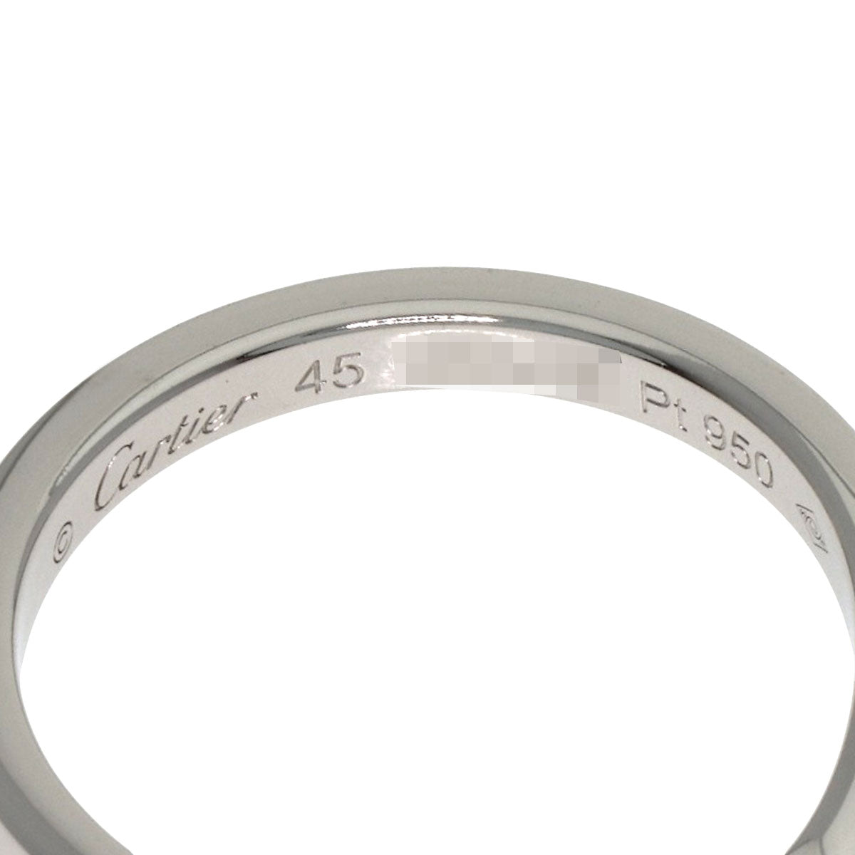 CARTIER Ballerina Wedding 3P Diamond #45 Ring Platinum PT950 Ladies [Used]