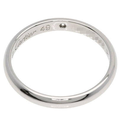 CARTIER Wedding 1P Diamond #49 Ring Platinum PT950 Ladies [Used]