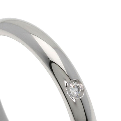 CARTIER Wedding 1P Diamond #49 Ring Platinum PT950 Ladies [Used]