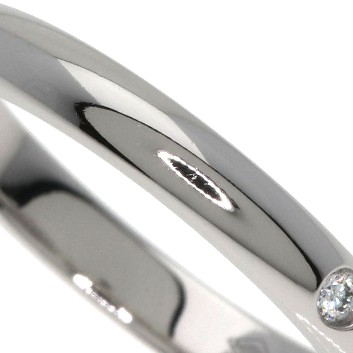 CARTIER Wedding 1P Diamond #49 Ring Platinum PT950 Ladies [Used]