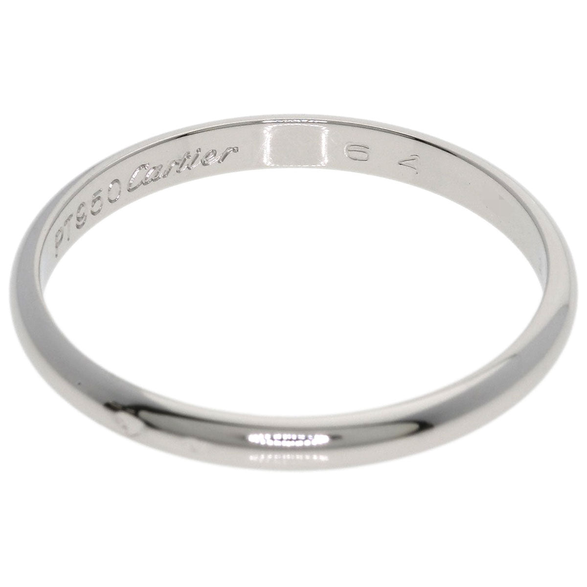 CARTIER Wedding #64 Ring Platinum PT950 mens [Used]