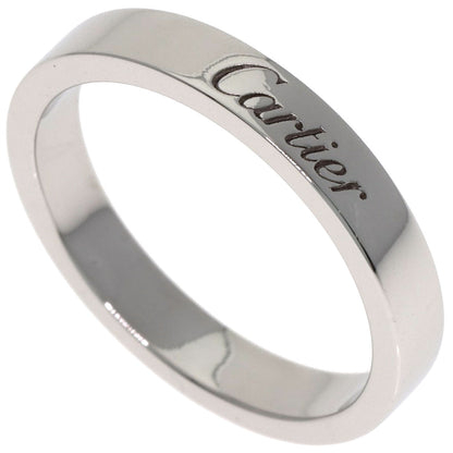 CARTIER Engraved # 50 Ring Platinum PT950 Ladies [Used]