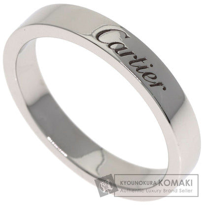 CARTIER Engraved # 50 Ring Platinum PT950 Ladies [Used]
