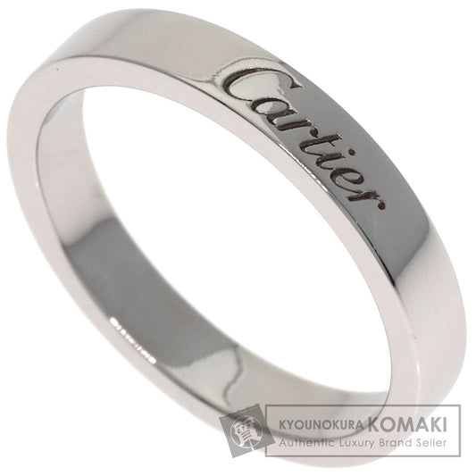 CARTIER Engraved # 50 Ring Platinum PT950 Ladies [Used]