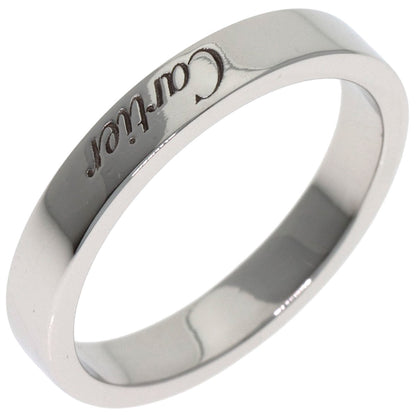 CARTIER Engraved # 50 Ring Platinum PT950 Ladies [Used]