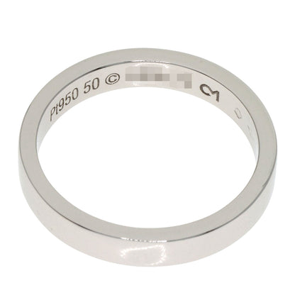 CARTIER Engraved # 50 Ring Platinum PT950 Ladies [Used]