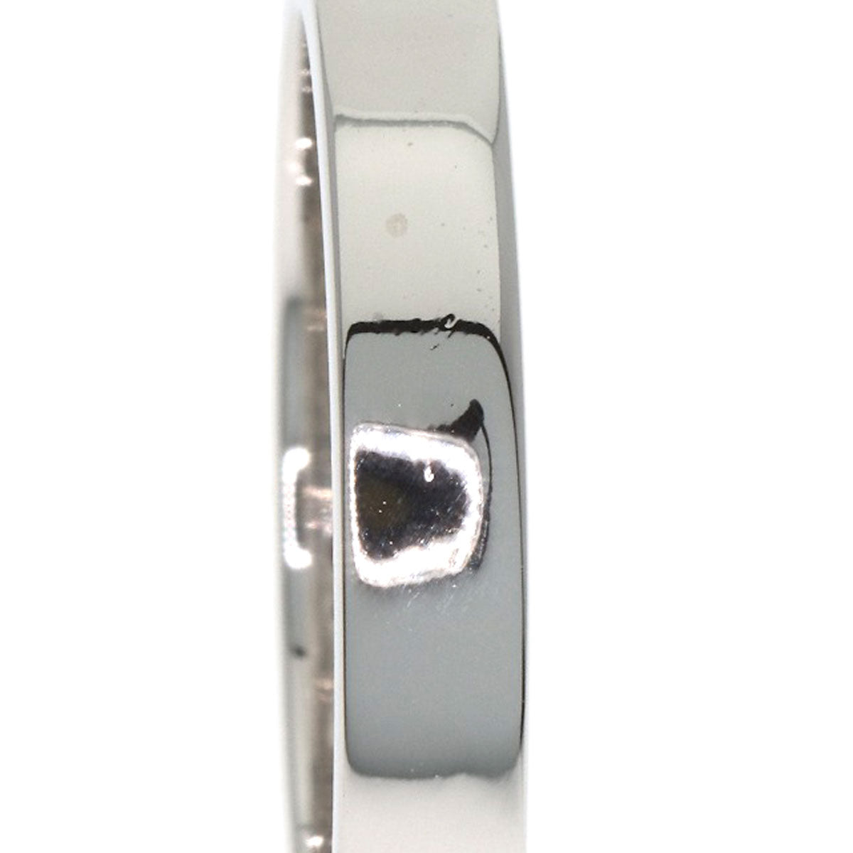 CARTIER Engraved # 50 Ring Platinum PT950 Ladies [Used]