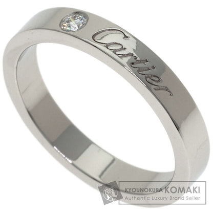 CARTIER C de Cartier 1P Diamond #50 Ring Platinum PT950 Ladies [Used]