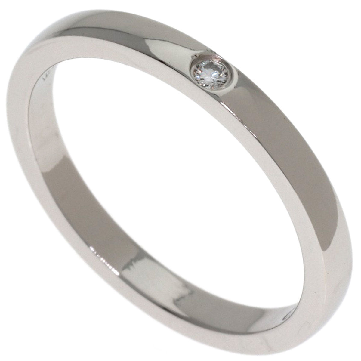CARTIER Wedding 1P Diamond #49 Ring Platinum PT950 Ladies [Used]