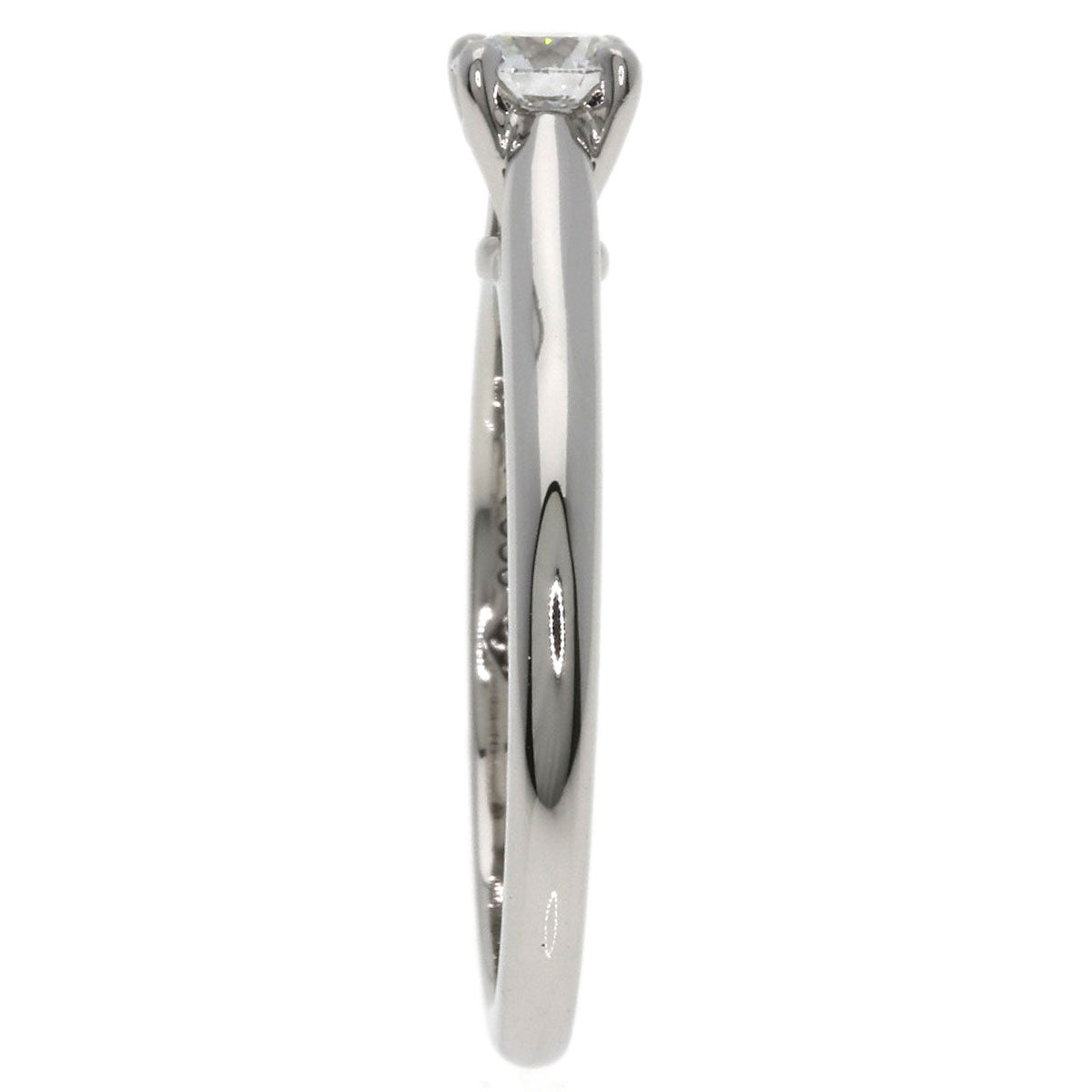 CARTIER Solitaire Diamond #47 E-IF-EX Ring Platinum PT950 Ladies [Used]