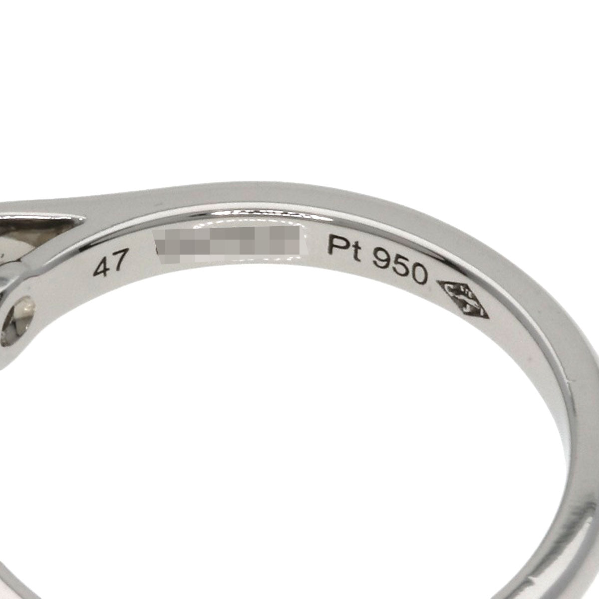 CARTIER Solitaire Diamond #47 E-IF-EX Ring Platinum PT950 Ladies [Used]