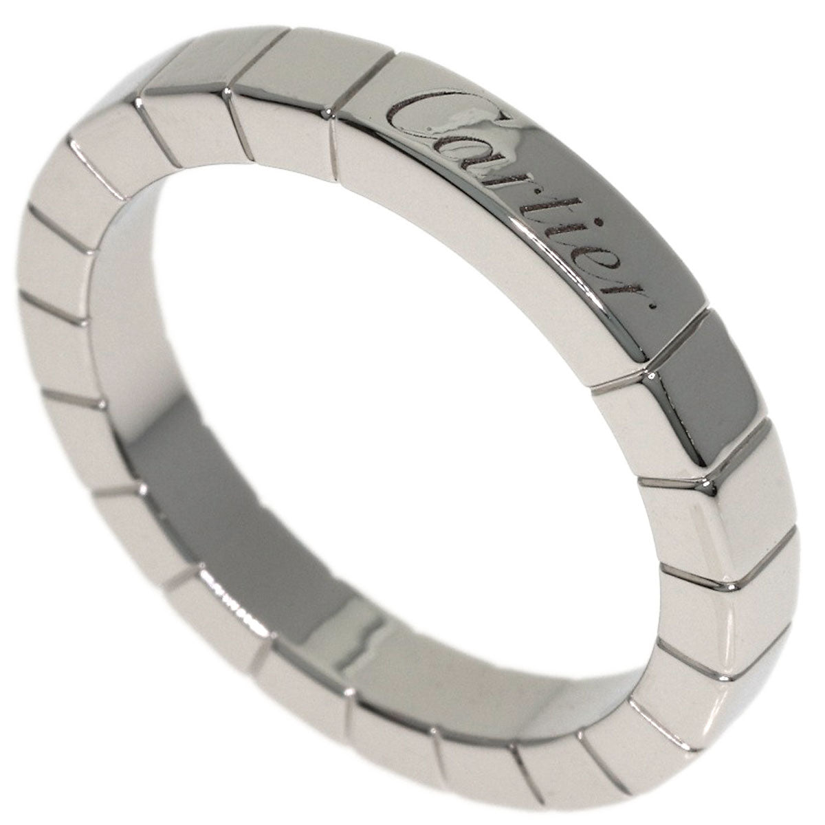 CARTIER Laniere # 52 Ring Platinum PT950 Ladies [Used]