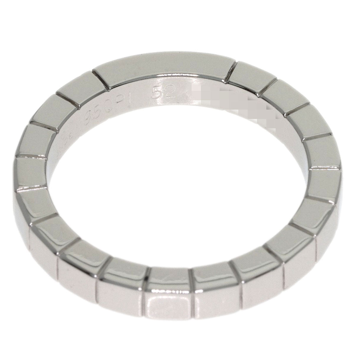 CARTIER Laniere # 52 Ring Platinum PT950 Ladies [Used]