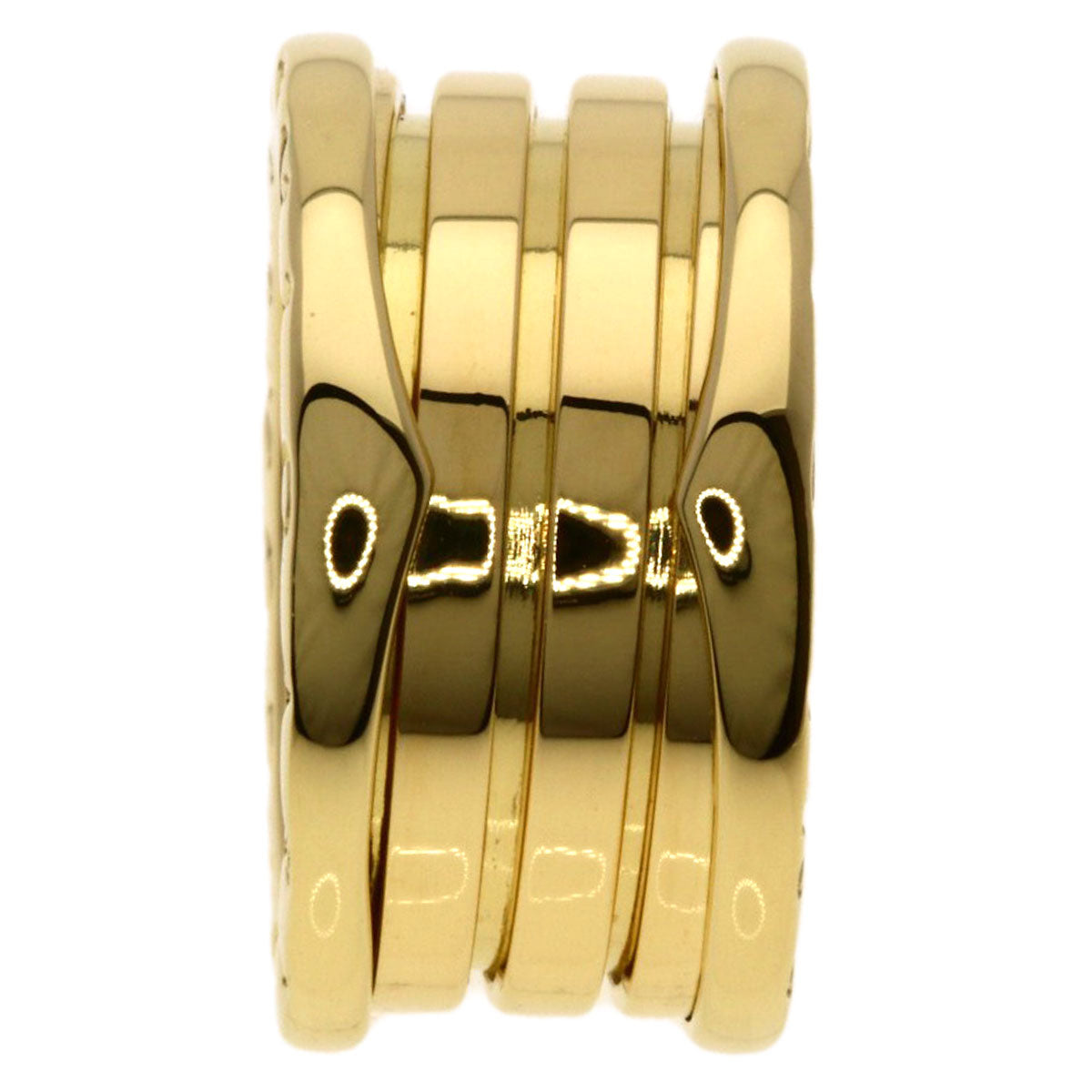BVLGARI B.zero1 4 bands #50 Ring K18 Yellow Gold Ladies [Used]