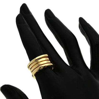 BVLGARI B.zero1 4 bands #50 Ring K18 Yellow Gold Ladies [Used]