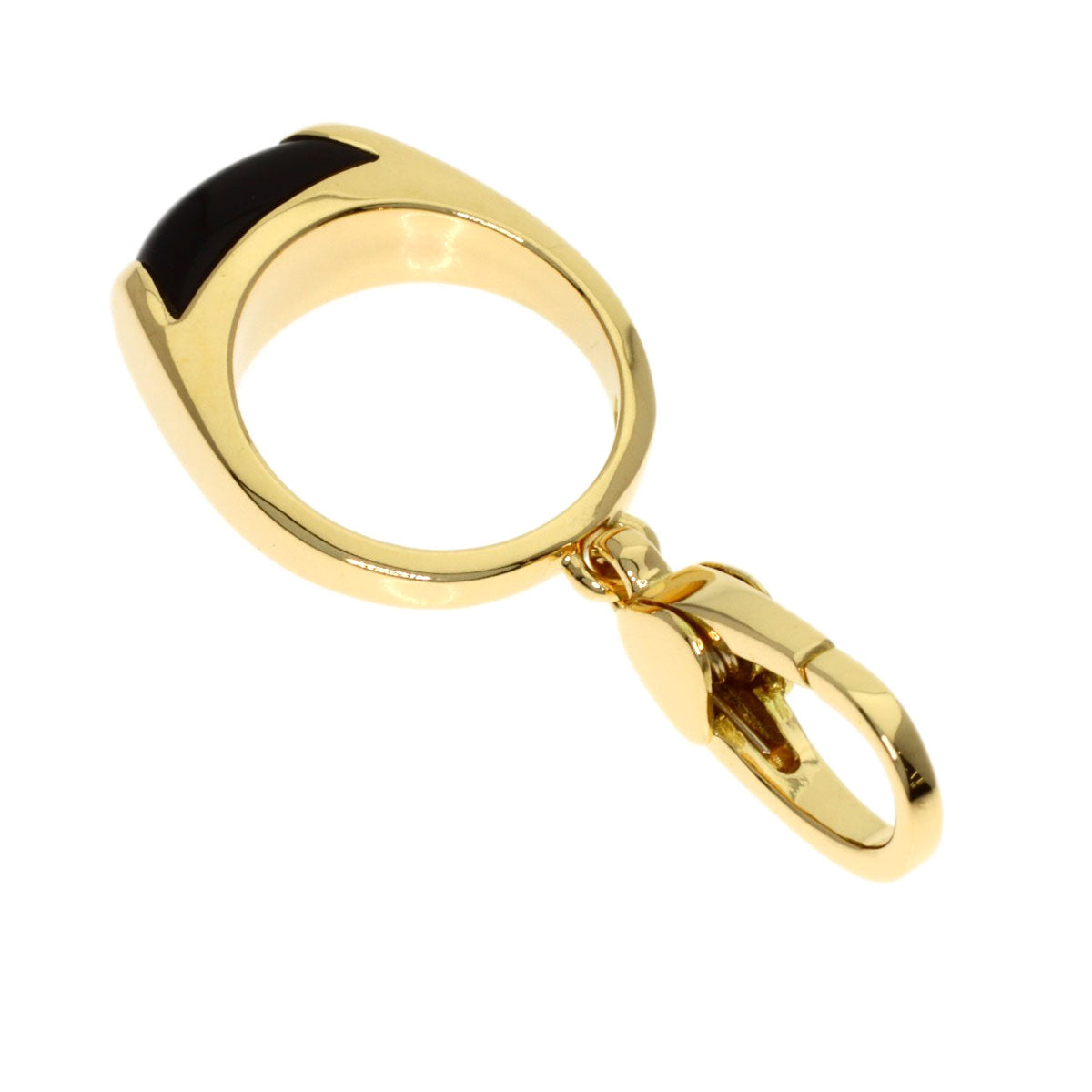 BVLGARI Tronchetto Charm Pendant top K18 Yellow Gold Ladies [Used]