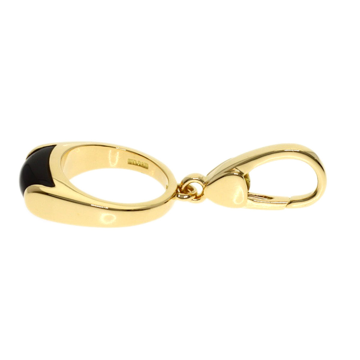 BVLGARI Tronchetto Charm Pendant top K18 Yellow Gold Ladies [Used]