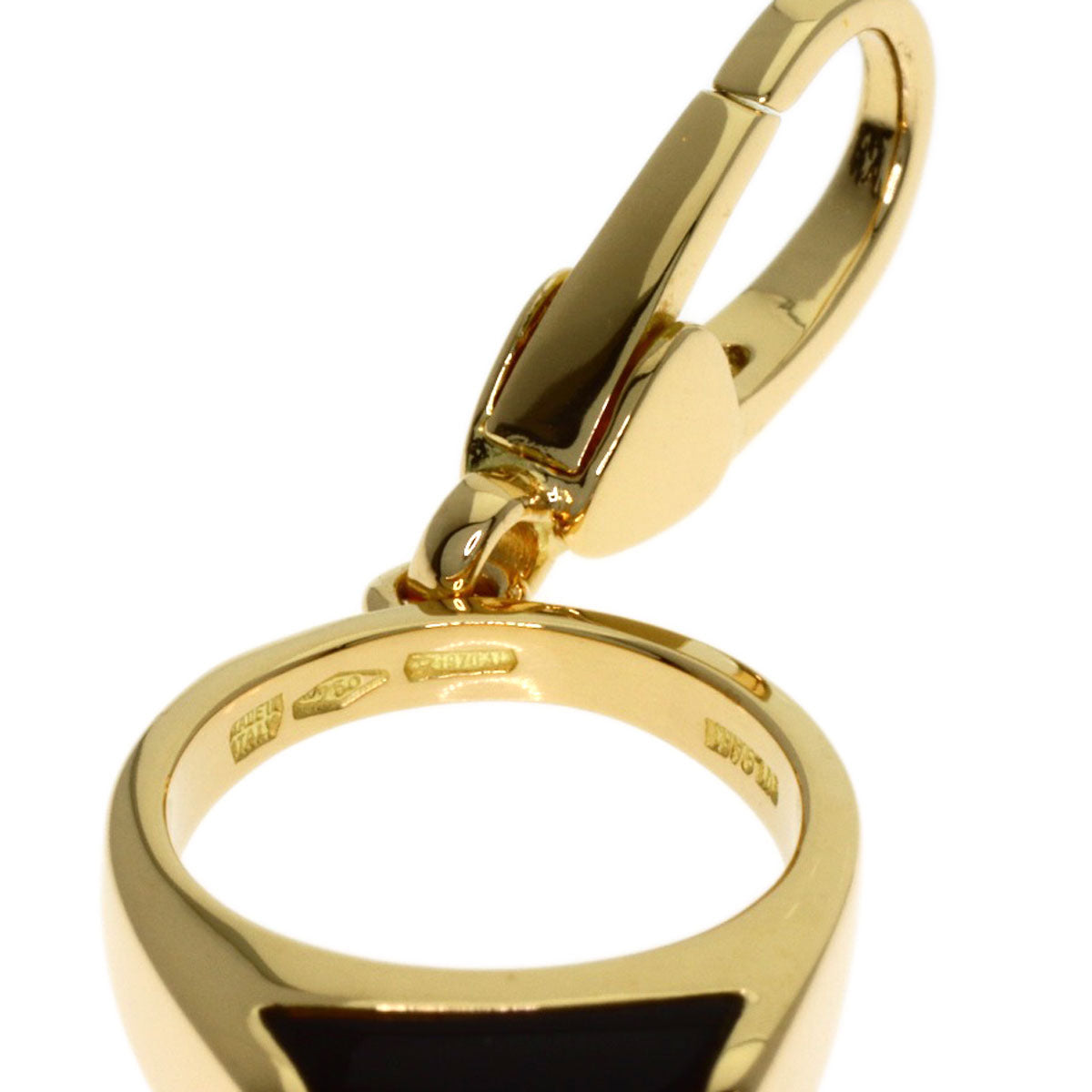 BVLGARI Tronchetto Charm Pendant top K18 Yellow Gold Ladies [Used]