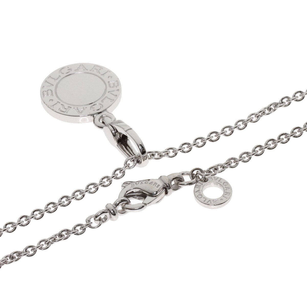 BVLGARI BVLGARI BVLGARI Necklace K18 White Gold Ladies [Used]