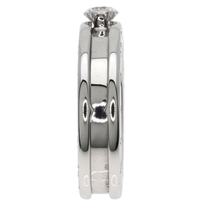 BVLGARI B.zero1 1 band Diamond #49 Ring K18 White Gold Ladies [Used]