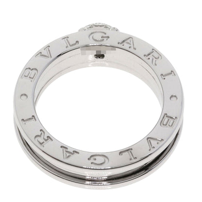 BVLGARI B.zero1 1 band Diamond #49 Ring K18 White Gold Ladies [Used]