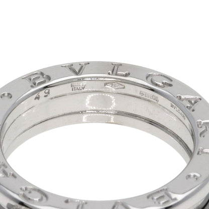 BVLGARI B.zero1 1 band Diamond #49 Ring K18 White Gold Ladies [Used]