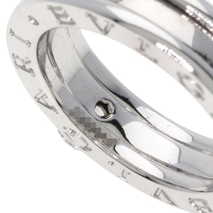 BVLGARI B.zero1 1 band Diamond #49 Ring K18 White Gold Ladies [Used]