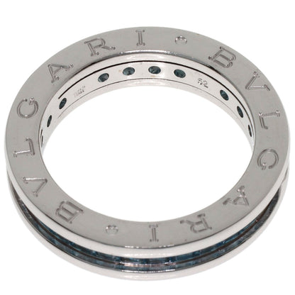BVLGARI B.zero1 1-band Blue Topaz #52 Ring K18 White Gold Ladies [Used]