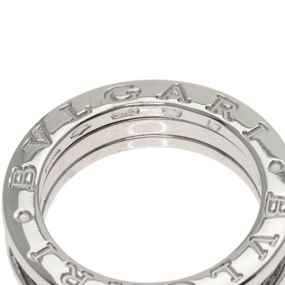 BVLGARI B.zero1 1-band Solitaire Half Diamond #47 Ring K18 White Gold Ladies [Used]