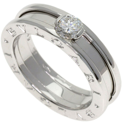 BVLGARI B.zero1 1-band Solitaire Diamond #49 Ring K18 White Gold Ladies [Used]