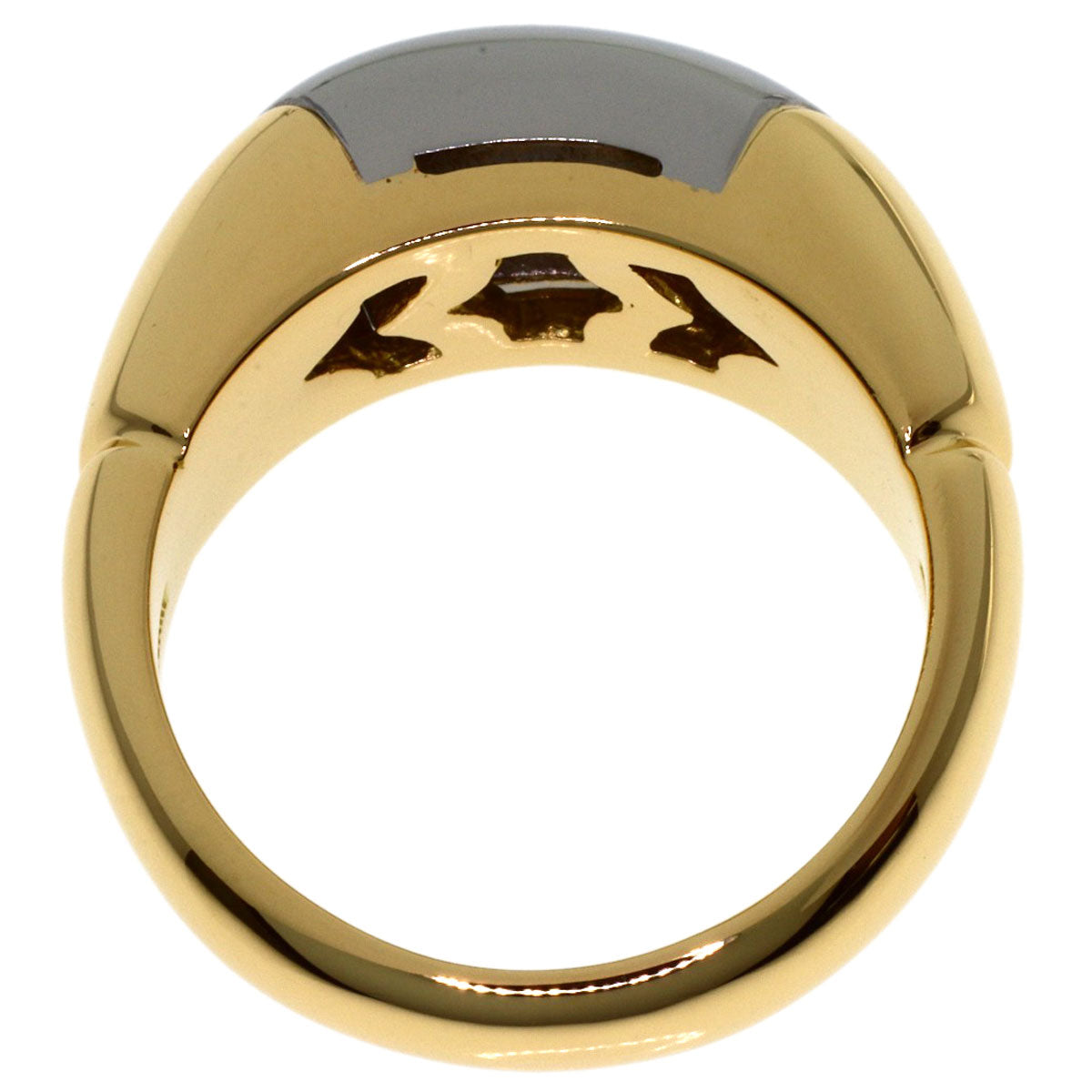 BVLGARI Certaura Ring K18 Yellow Gold K18 White GoldLadies [Used]