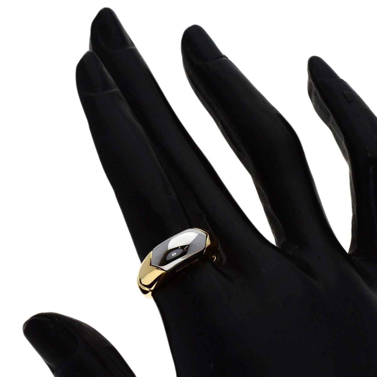 BVLGARI Certaura Ring K18 Yellow Gold K18 White GoldLadies [Used]