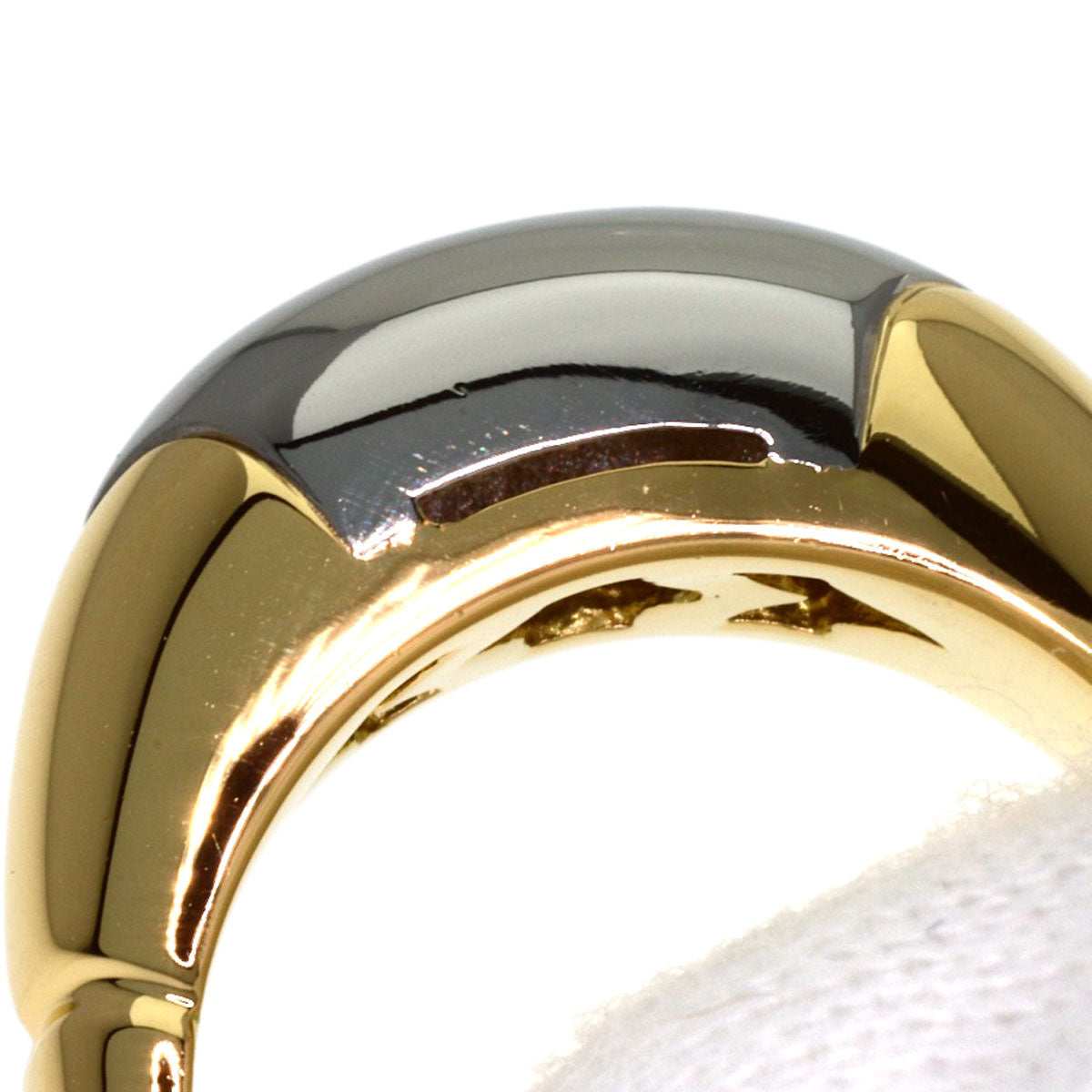BVLGARI Certaura Ring K18 Yellow Gold K18 White GoldLadies [Used]