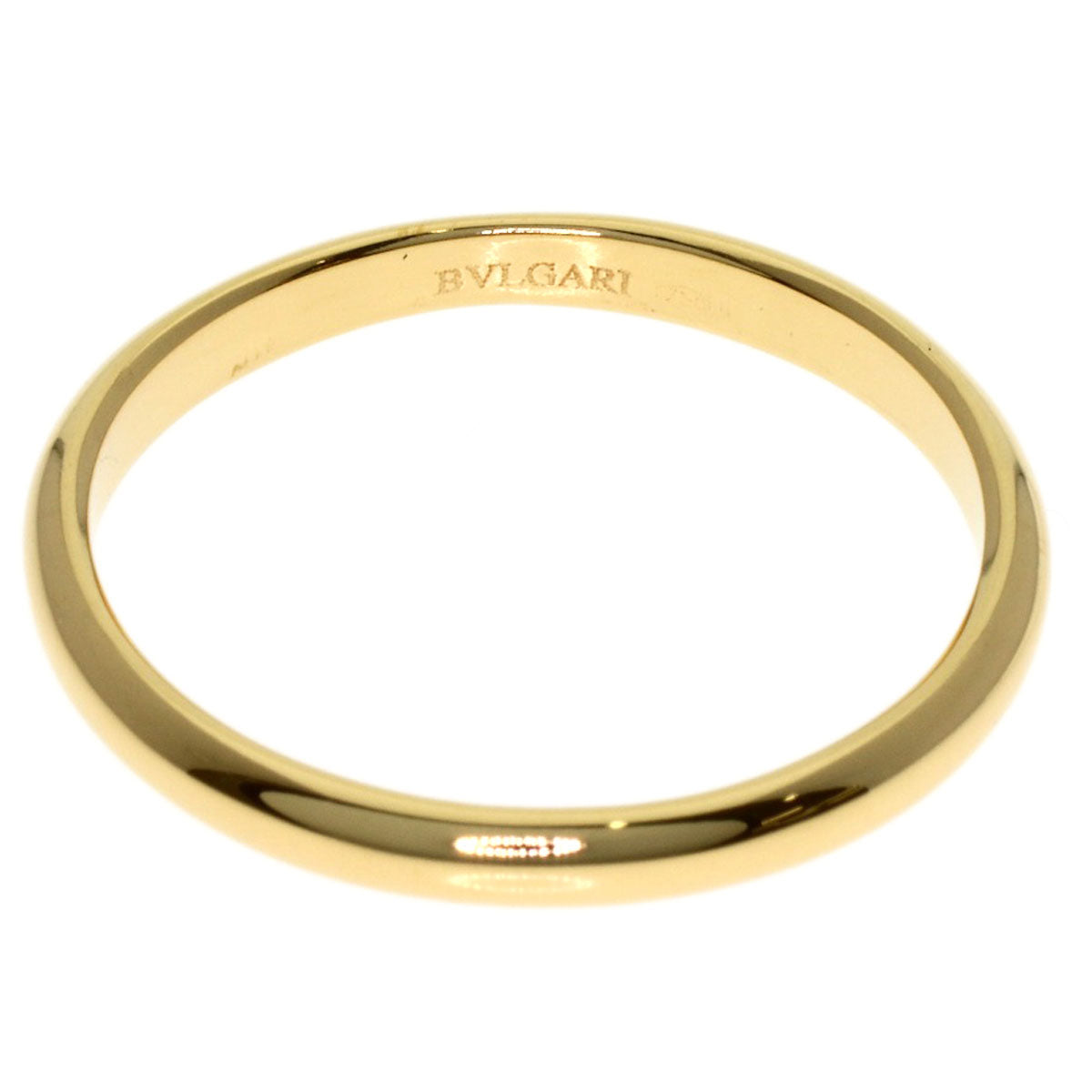 BVLGARI wedding Ring K18 Yellow Gold Ladies [Used]