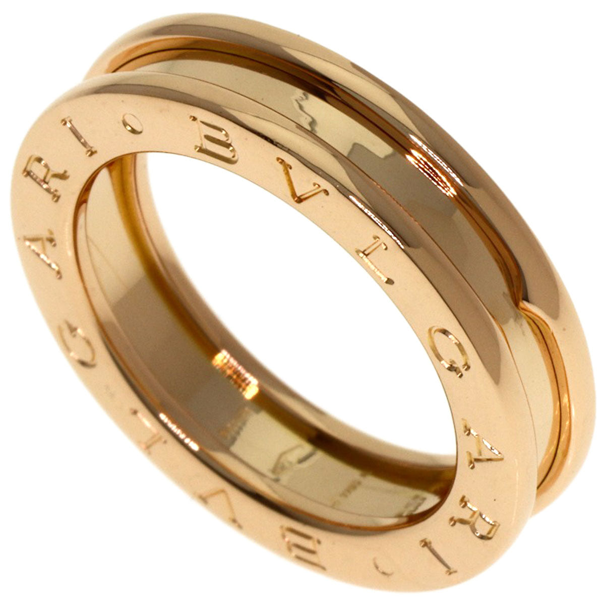 BVLGARI B.zero1 1 band #51 Ring K18 Pink Gold Ladies [Used]