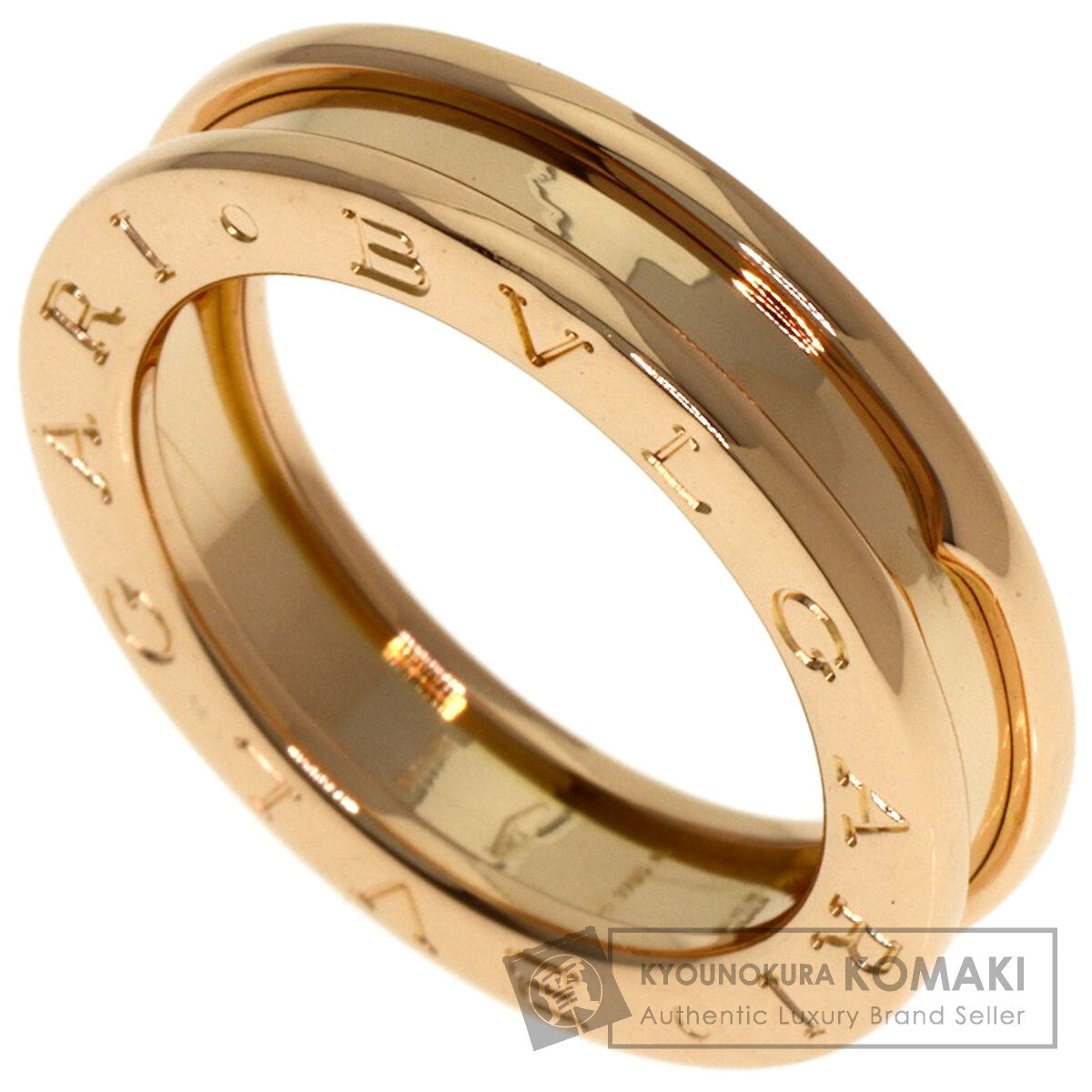 BVLGARI B.zero1 1 band #51 Ring K18 Pink Gold Ladies [Used]
