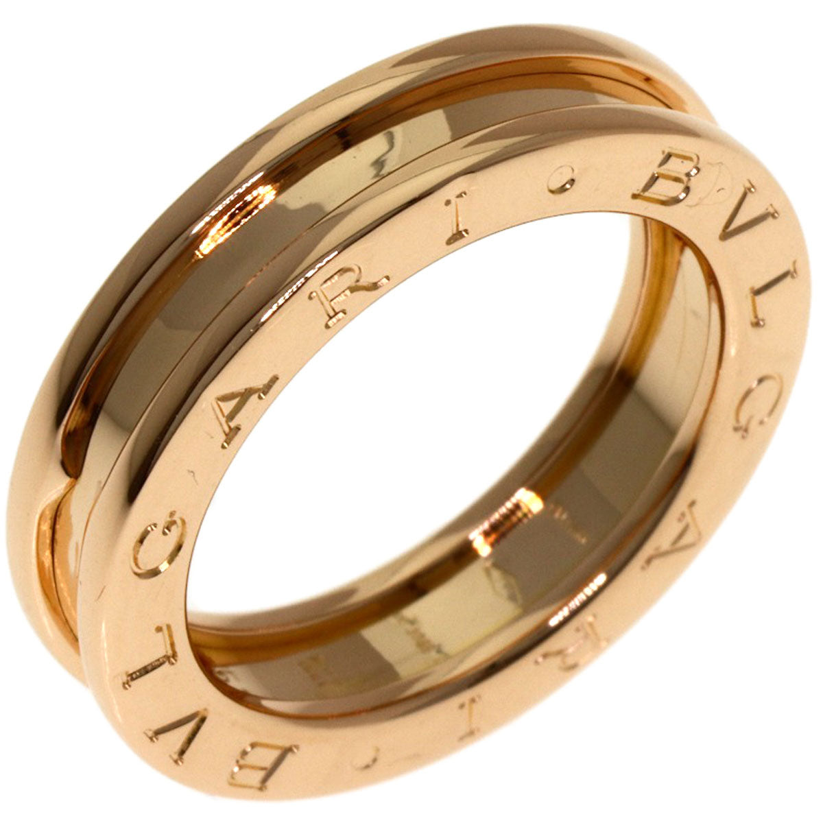 BVLGARI B.zero1 1 band #51 Ring K18 Pink Gold Ladies [Used]