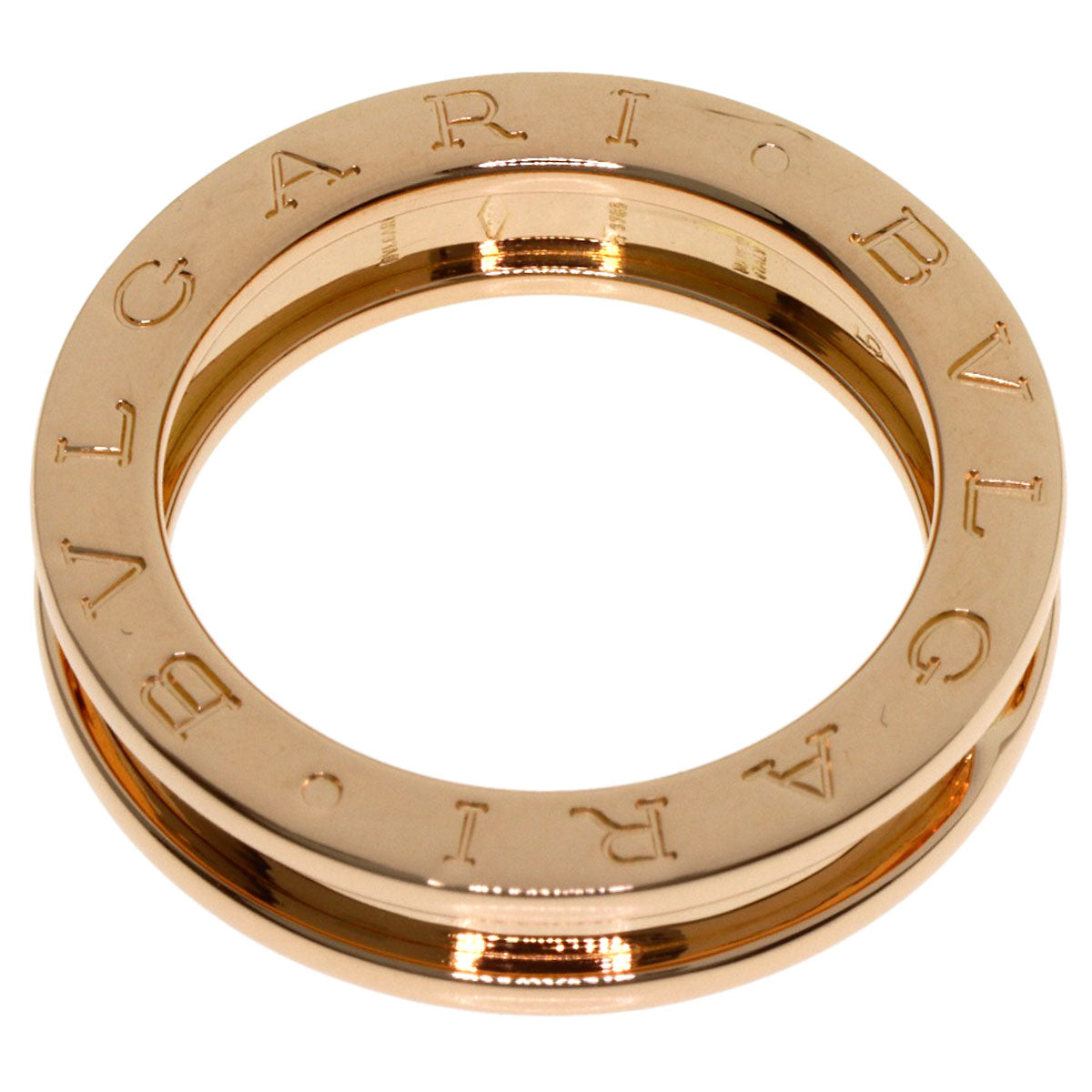 BVLGARI B.zero1 1 band #51 Ring K18 Pink Gold Ladies [Used]