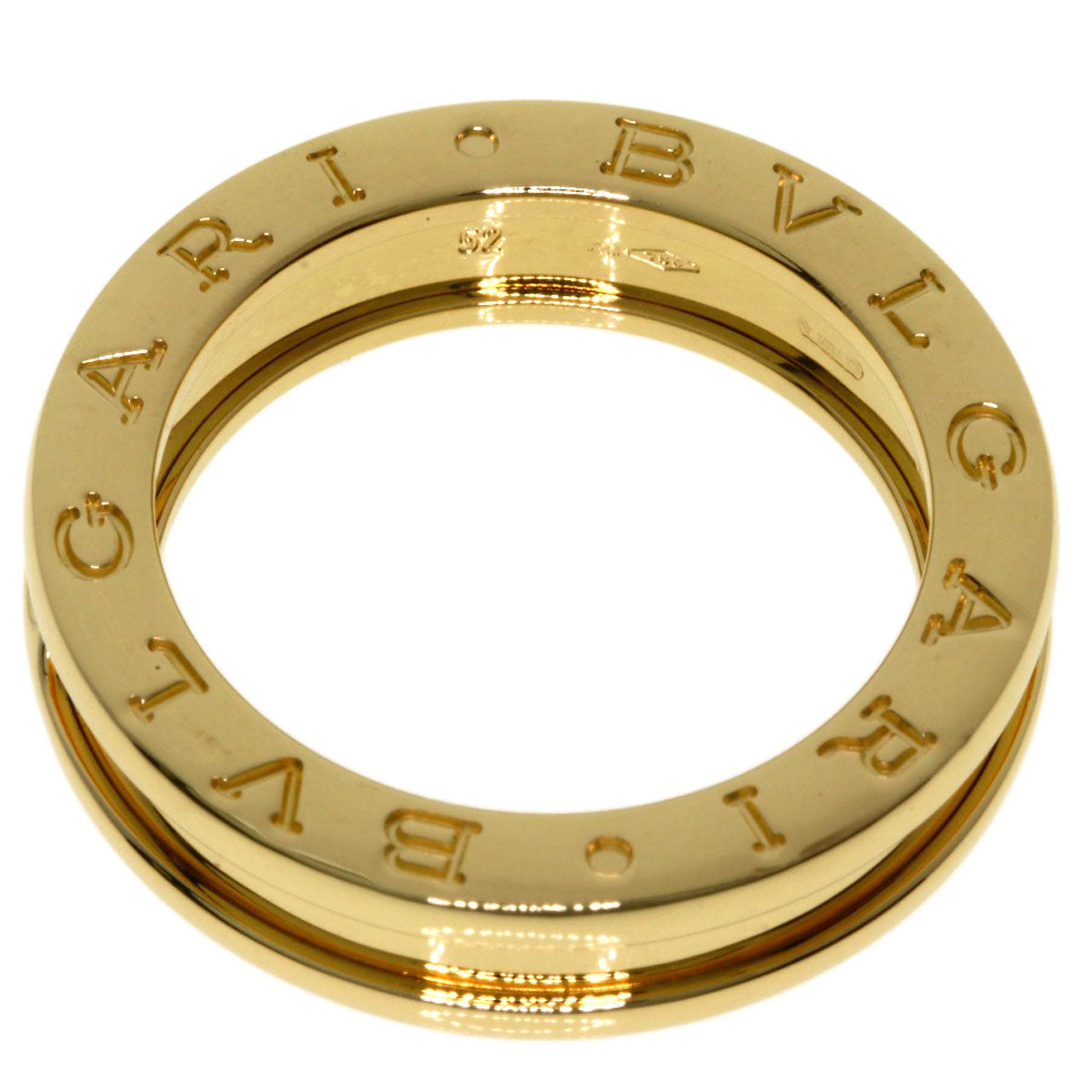 BVLGARI B.zero1 1 band #52 Ring K18 Yellow Gold Ladies [Used]