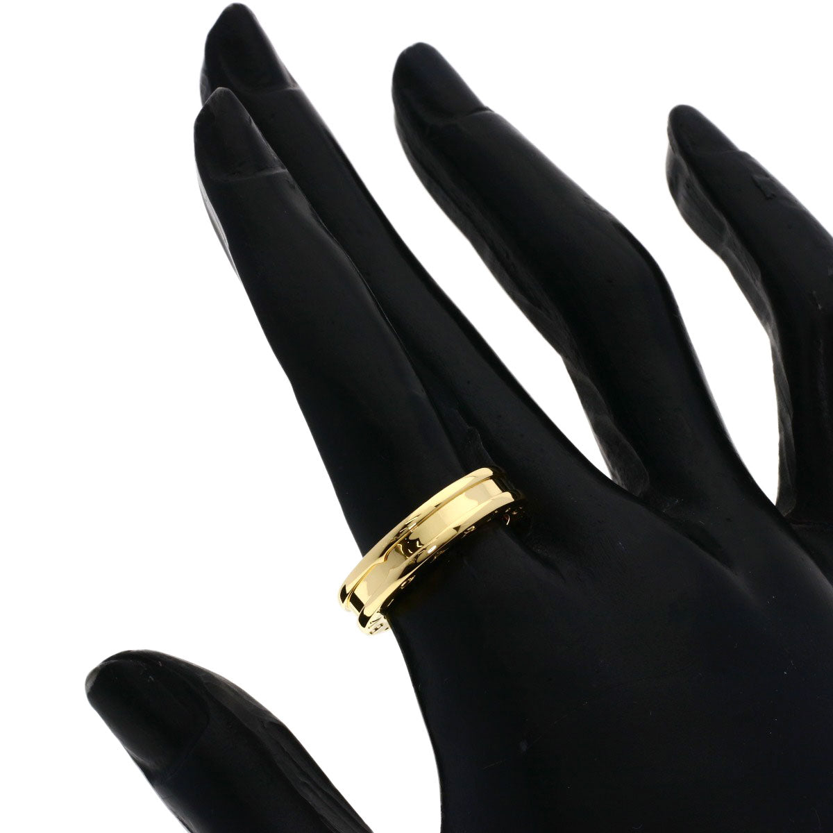 BVLGARI B.zero1 1 band #52 Ring K18 Yellow Gold Ladies [Used]