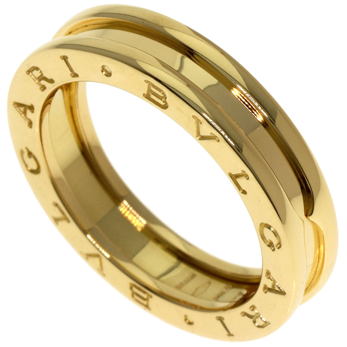 BVLGARI B.zero1 1 band #55 Ring K18 Yellow Gold Ladies [Used]