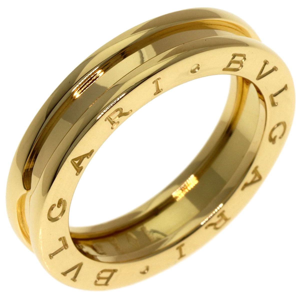 BVLGARI B.zero1 1 band #55 Ring K18 Yellow Gold Ladies [Used]