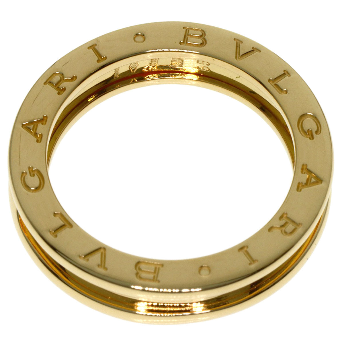 BVLGARI B.zero1 1 band #55 Ring K18 Yellow Gold Ladies [Used]