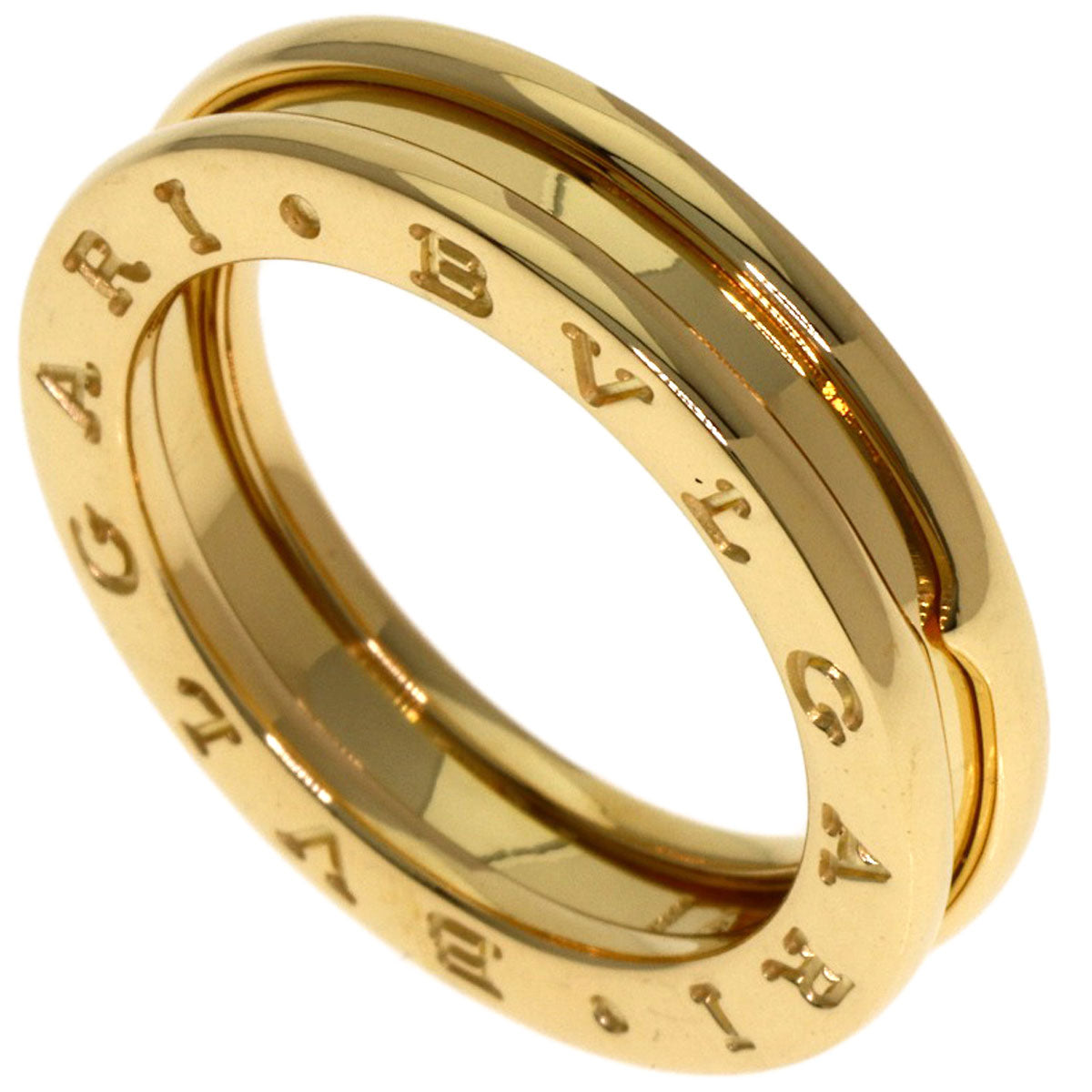 BVLGARI B.zero1 1 band #53 Ring K18 Yellow Gold Ladies [Used]